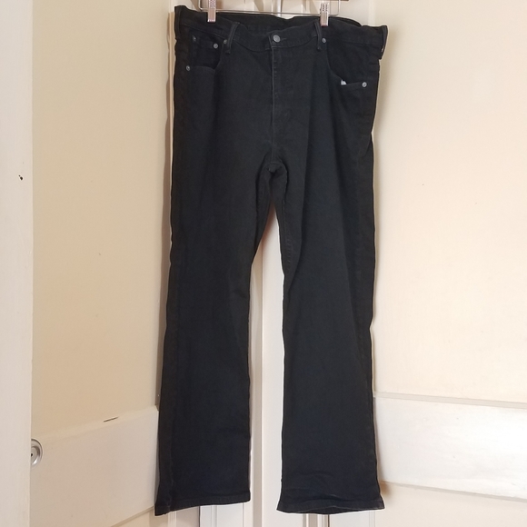 Levi Strauss Men's 569 Black Jeans - Picture 1 of 4